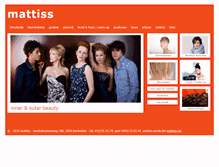 Tablet Screenshot of mattiss.be